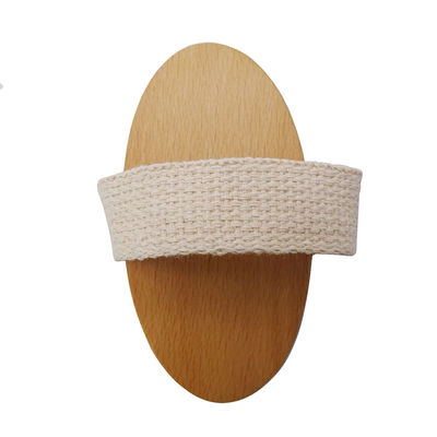 Funzione di massaggio Giallo Asciutto Bagnato Corpo Spazzola Morbida Pellettine Naturale Esfoliazione Pelle morta Cellulite liscia Rallenta l'invecchiamento Stimola linfa e flusso sanguigno