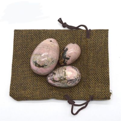 Esercizio di Kegel Set di uova Rhodonite Pietra Giada Yoni Massaggio per il benessere emotivo delle donne