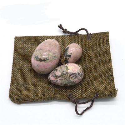 Esercizio di Kegel Set di uova Rhodonite Pietra Giada Yoni Massaggio per il benessere emotivo delle donne