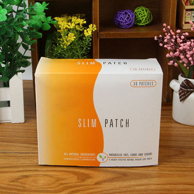 30pcs Magnet Body Slim Patch Ombro Pancia Slimming Patches Perdita di peso Patch di bruciatura per l' attaccamento del grasso Adesivi Bianco Rosso