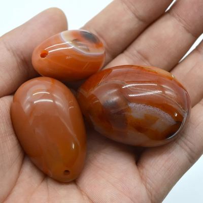 2024 Uovo Yoni di carnelia Uovo di giada di agata rossa per il rafforzamento vaginale Esercizio massaggio terapia