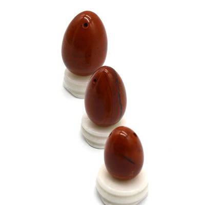 Pietra Rossa Vaginale Yoni Massaggiatore Kegel Esercizio Uova di Giada Per Le Donne Migliora La Salute Del Pavimento Pelvico