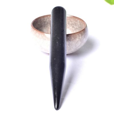 Massaggio con punti di agopuntura Guasha Pen of Care per la forma del corpo di Dangle Charm Ball Bian Stone Facial Gua Sha Massager