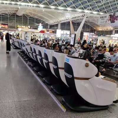 Controllo del tempo velocità Ferrovie Aeroporto Commerciale Massaggio Chair Comune Piccolo Divano Intelligente Scansione Codice Cinema PU Spugna di cuoio