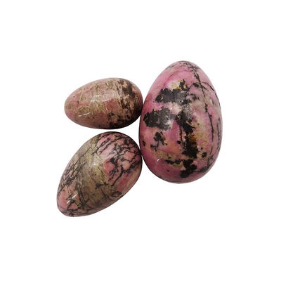 Esercizi di Kegel Pietre preziose Giada calda Rhodonite Pietra di palma Yoni Uova per donne Allenamento muscolare pelvico in 3 dimensioni