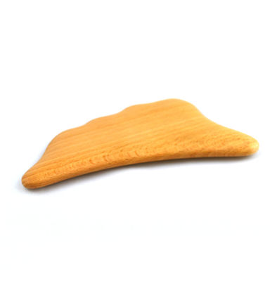 Logo personalizzato Massatore in legno Gua Sha Massaggio corpo Strumento di massaggio per auto cura della pelle Spa Facial lifting bellezza