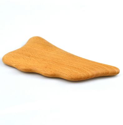 Logo personalizzato Massatore in legno Gua Sha Massaggio corpo Strumento di massaggio per auto cura della pelle Spa Facial lifting bellezza
