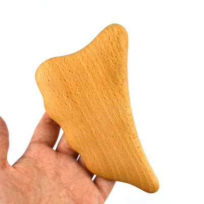 Logo personalizzato Massatore in legno Gua Sha Massaggio corpo Strumento di massaggio per auto cura della pelle Spa Facial lifting bellezza