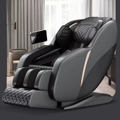 Smart Electric Full Body Massage Chair Massaggiatore automatico 4D multifunzione Sanità domestica Nero