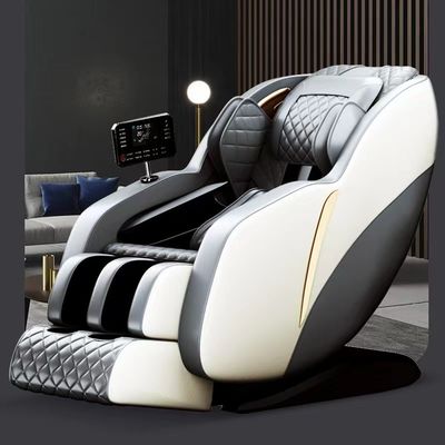 Smart Electric Full Body Massage Chair Massaggiatore automatico 4D multifunzione Sanità domestica Nero