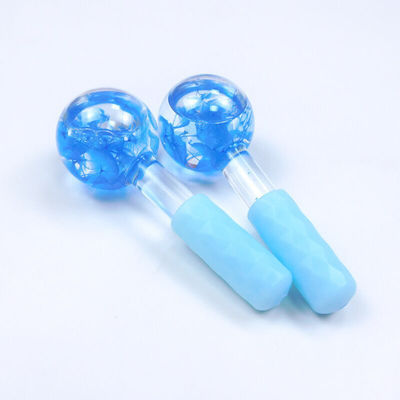 Logo personalizzato Disponibile globo di ghiaccio per il viso per massaggio del viso Gua Sha liquido antigelo per ridurre le rughe dei pori