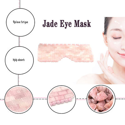 Cura degli occhi cristallina giada rosa quarzo Maschera per occhi per il viso Migliora il tuo benessere generale