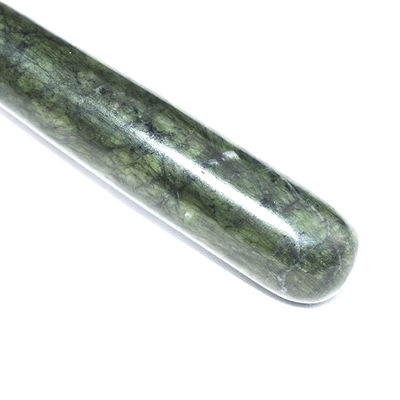 Funzionalità di massaggio muscolare Tendenza 2024 Arrivi Naturale Xiuyan Verde Giada Roller Guasha Strumenti per Massaggio Faccia e Occhi