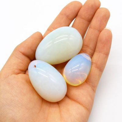 Uovo Yoni opalita Esercizio pelvico Kegel Uovo di giada per rafforzare i muscoli vaginali e massaggio a sfera di cristallo
