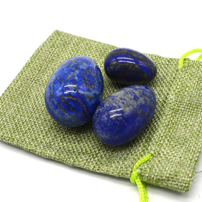 Uova di pietra naturale Chakra L'ultimo strumento di esercizio Kegel per la salute delle donne 45*30/40*25/30*20mm