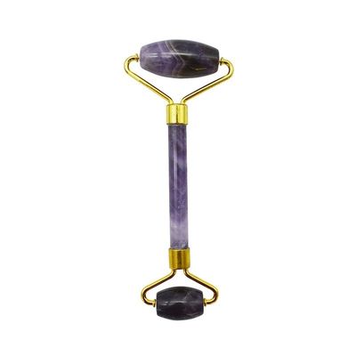 Ametisto Giada Roller Guasha Faccia Strumenti per la cura della pelle Piccolo Occhio Roller per gli occhi Faccia Gua Sha massaggiatore per le donne Roller Faciale auto-cura Regali