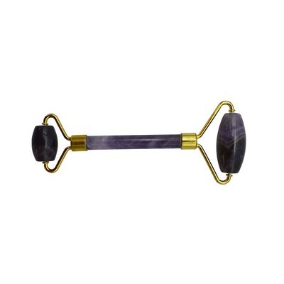Ametisto Giada Roller Guasha Faccia Strumenti per la cura della pelle Piccolo Occhio Roller per gli occhi Faccia Gua Sha massaggiatore per le donne Roller Faciale auto-cura Regali