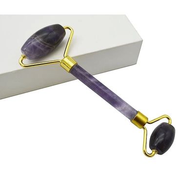 Ametisto Giada Roller Guasha Faccia Strumenti per la cura della pelle Piccolo Occhio Roller per gli occhi Faccia Gua Sha massaggiatore per le donne Roller Faciale auto-cura Regali