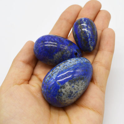 Uova di pietra naturale Chakra L'ultimo strumento di esercizio Kegel per la salute delle donne 45*30/40*25/30*20mm