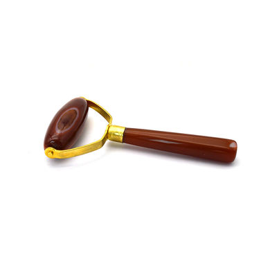Agate Face Gua Sha Roller Body Skin Care Stone Massaggiatore Faciale per le Donne per alleviare lo Stress e il Gonfiore degli Occhi