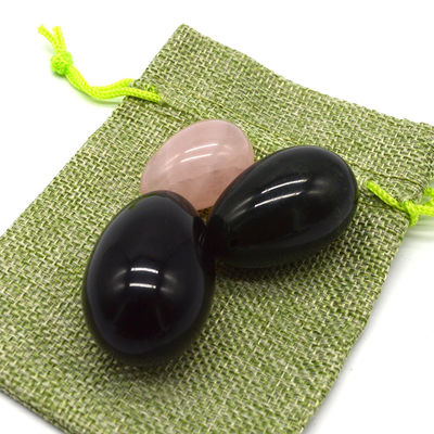 Uova di giada vaginale di nefrite verde per esercizi di Kegel e ringiovanimento vaginale