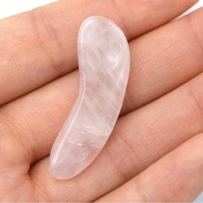 Crema naturale per gli occhi Spatula Stick Massaggiatore Faciale per Spatula Cosmetica Rose Quartz