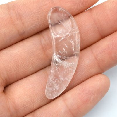 Crema naturale per gli occhi Spatula Stick Massaggiatore Faciale per Spatula Cosmetica Rose Quartz