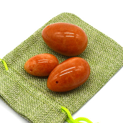 Uova in pietra preziosa scolpite per l'esercizio vaginale