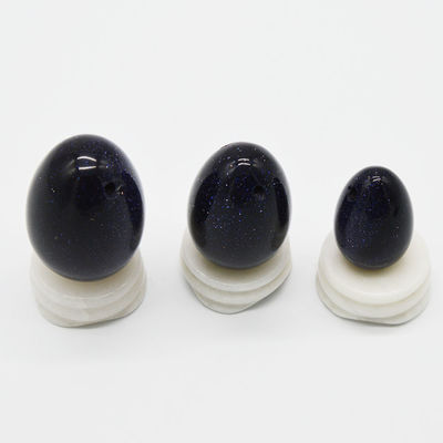 Uova Yoni in giada blu scolpite rafforzano efficacemente i muscoli vaginali