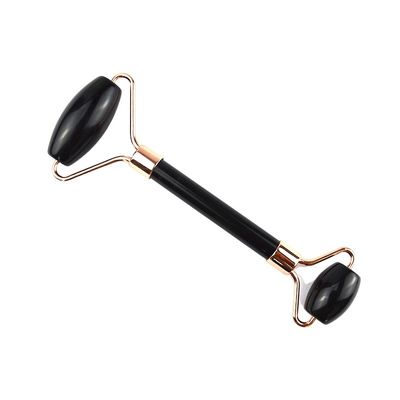Pietra preziosa 100% naturale Ossigeno nero Faciale Giada Guasha Massaggiatore Gua Sha Massaggio Faciale Strumenti di bellezza Strumenti per la cura della pelle