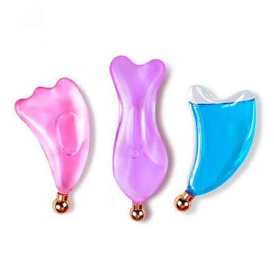 Personalizzazione Ghiaccio Guasha Massaggio Faccia Lift Strumenti per la cura della pelle Riscaldamento Bellezza Faciale Ghiaccio Globi Gua Sha Massaggio Strumento per SPA