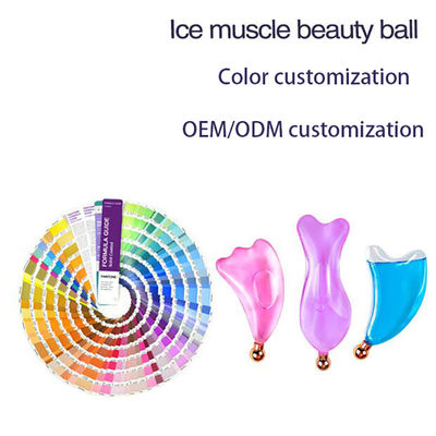 Personalizzazione Ghiaccio Guasha Massaggio Faccia Lift Strumenti per la cura della pelle Riscaldamento Bellezza Faciale Ghiaccio Globi Gua Sha Massaggio Strumento per SPA