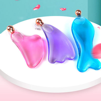 Personalizzazione Ghiaccio Guasha Massaggio Faccia Lift Strumenti per la cura della pelle Riscaldamento Bellezza Faciale Ghiaccio Globi Gua Sha Massaggio Strumento per SPA