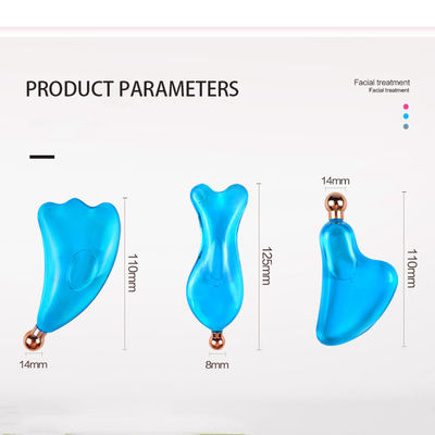 Personalizzazione Ghiaccio Guasha Massaggio Faccia Lift Strumenti per la cura della pelle Riscaldamento Bellezza Faciale Ghiaccio Globi Gua Sha Massaggio Strumento per SPA