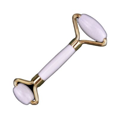 Strumenti di massaggio Best seller Giada Bianca Naturale Guasha Massaggio Roller Face Ball Gua Sha Roller Massaggiatore Per Massaggiatore Faciale