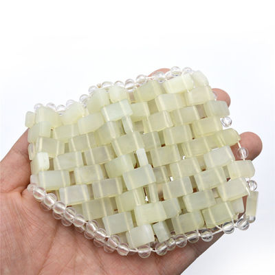 Maschera per gli occhi di cristallo più venduta per la salute Maschera per gli occhi di giada naturale pura Maschera per gli occhi di giada Xiuyan Maschera per gli occhi di giada stile personalizzabile