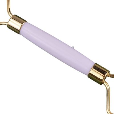 Strumenti di massaggio Best seller Giada Bianca Naturale Guasha Massaggio Roller Face Ball Gua Sha Roller Massaggiatore Per Massaggiatore Faciale