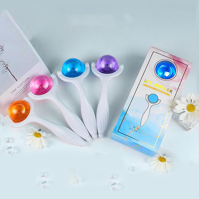 Cosmetici per il viso Gioco a sfera fredda Giochi personalizzati di ghiaccio Terapia per il serraggio della pelle Massaggiatore facciale