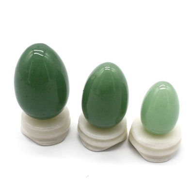 Tecnico lucidato 100% verde naturale uova di giada vaginale palle Ben Wa per donne