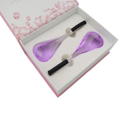 2024 Ice Globe Glass Beauty Ice Massaggio Faciale Strumenti di Massaggio Viola Massaggio Palla per Donna Occhi Collo Asmr da Prodotti Popolari