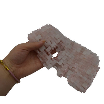 Maschera per il viso lucidata Maschera per il sonno in gioiello naturale Giada Maschera per il sonno rosa Quarzo Occhio Anti-invecchiamento Caldo o freddo Utilizzando la pietra