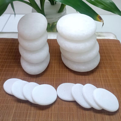 Funzione musicale 16pcs Giada Bianca Pietra Energetica Massaggio di Bellezza riscaldatore Spa Massaggio con olio essenziale per la cura della salute personale