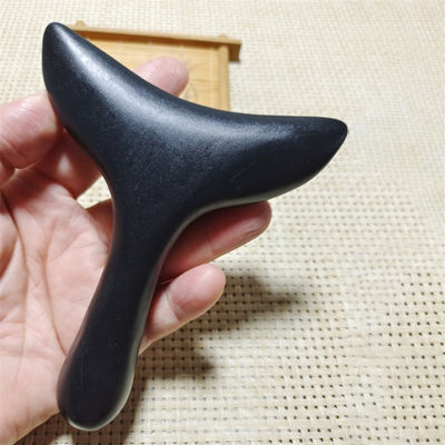 Massaggiatore del corpo certificato ISO9001 Natural Bian Stone Gua Sha Scraping Board per il massaggio della schiena e Meridian Brush