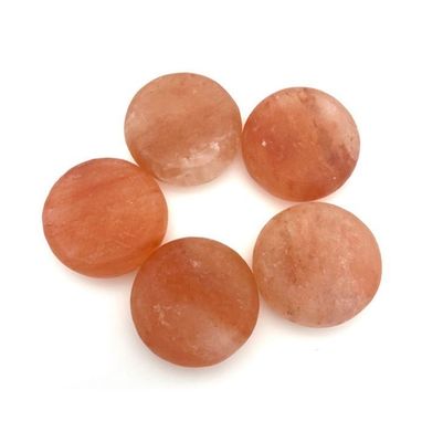 250g Sapone naturale di sale di rosa dell'Himalaya per saloni di bellezza Olio essenziale SPA Massaggio a mano Raschiatura Caldo Caldo Compressione di pietra