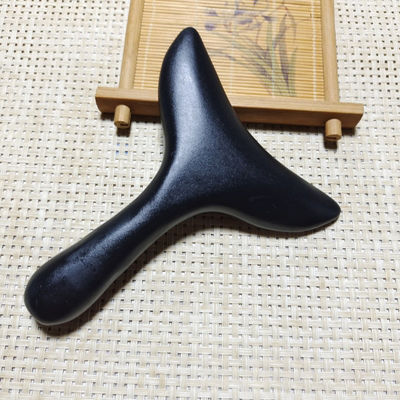Massaggiatore del corpo certificato ISO9001 Natural Bian Stone Gua Sha Scraping Board per il massaggio della schiena e Meridian Brush