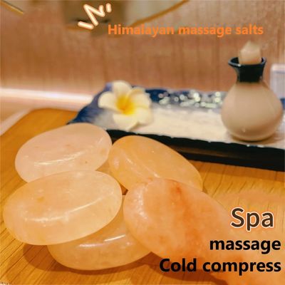 250g Sapone naturale di sale di rosa dell'Himalaya per saloni di bellezza Olio essenziale SPA Massaggio a mano Raschiatura Caldo Caldo Compressione di pietra