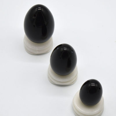 Hand Carved 2024 Black Obsidian Yoni Eggs Kegel Exercise Tool per la salute e il benessere delle donne
