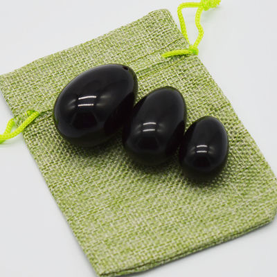 Hand Carved 2024 Black Obsidian Yoni Eggs Kegel Exercise Tool per la salute e il benessere delle donne
