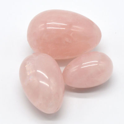 Tecnica lucida Quarzo rosa e giada Uova Yoni Top Kegel Esercizio di scelta per le donne