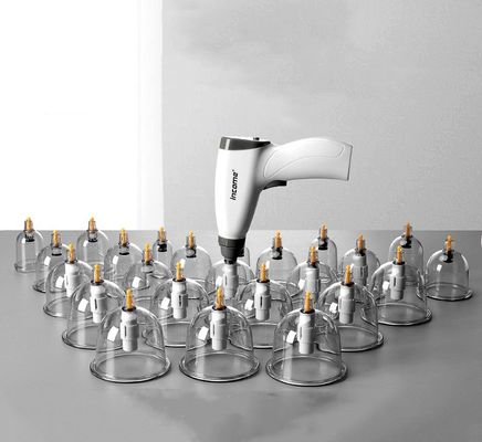24 pezzi Set Guasha elettrico Cupping massaggiatore di aspirazione per massaggio muscolare del corpo Meridiano trattamento strumento di rilassamento